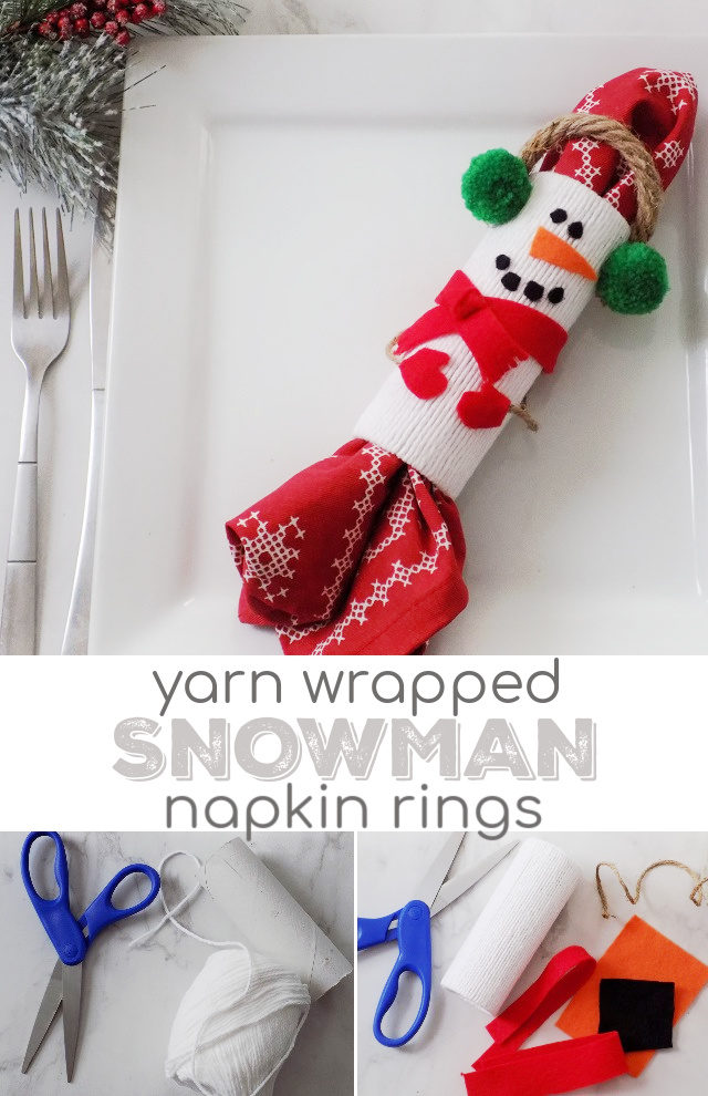Winter sales napkin rings
